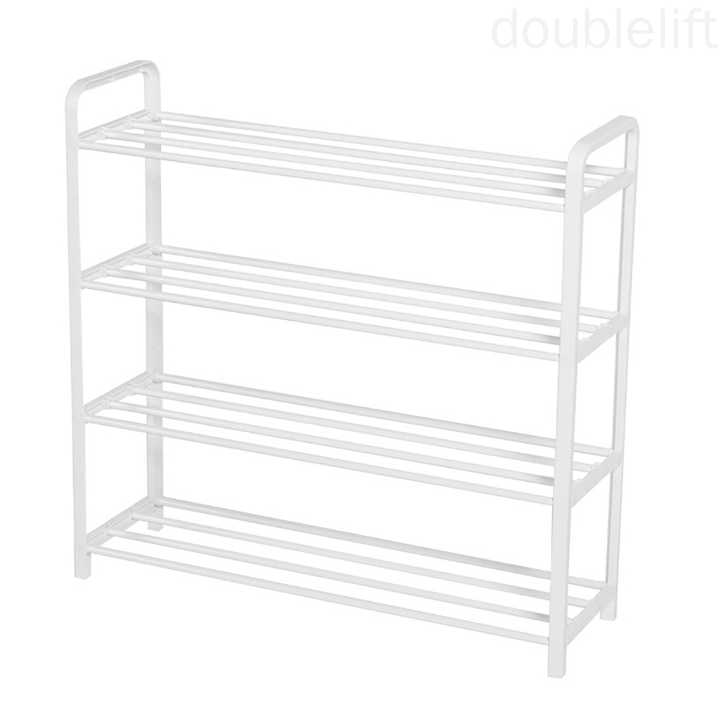 Shoes Rack Organizer Multi-layer Metal Steel Stackable Shoe Storage Shelf for Living Room Doorway doublelift store