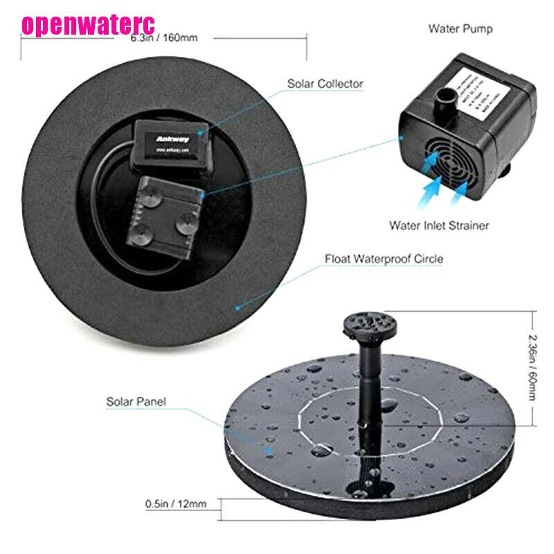 Đài Phun Nước Sử Dụng Năng Lượng Mặt Trời