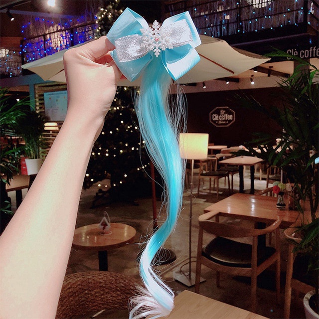 Kẹp tóc phong cách ngựa một sừng đáng yêu cho bé gái