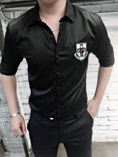 Áo somi lụa thêu họa tiết (chất vải cực đẹp)
