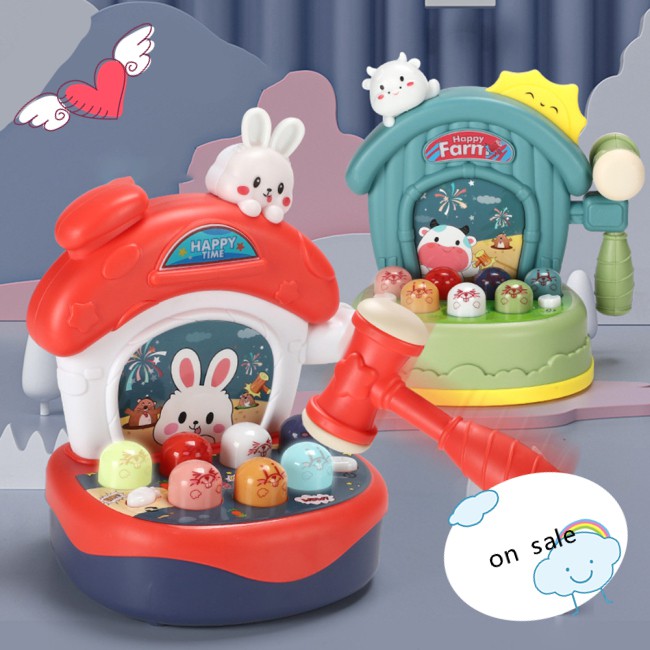 Đồ Chơi Đập Chuột Hamster Phát Ra Âm Thanh Vui Nhộn Cho Bé