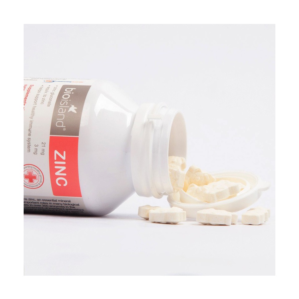 Kẹo bổ sung kẽm cho bé Bioisland Zinc 120 viên của Úc