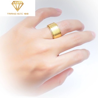 Nhẫn titan ko đEn khắc bát nhã phật tổ