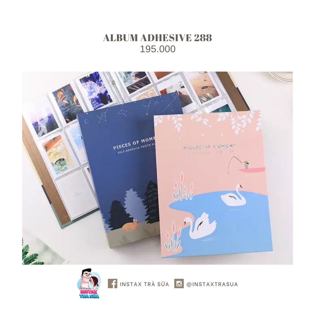 ALBUM INSTAX MINI (288 ảnh) - ALBUM ADHESIVE 288