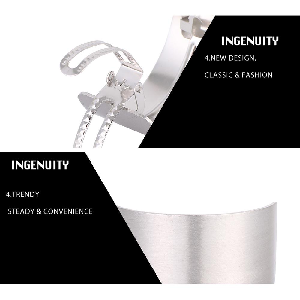 JARRED Kẹp Tóc Đuôi Ngựa Bằng Kim Loại Hình Sao Biển Đơn Giản Cho Nữ Giá Đỡ