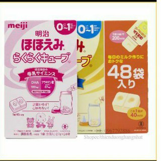 Sữa meiji thanh số 0 24 thanh 800gr date t12 2021