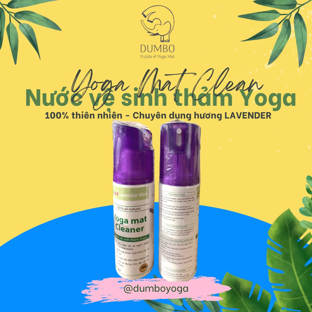 Nước Vệ Sinh Thảm Tập Yoga NA DUMBO MAT 100ml Hương Lavender