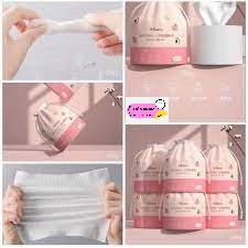 Khăn Lau Mặt Dùng 1 ần Animerry, Khăn Giấy Đa Năng Tiện Lợi, Dễ Sử Dụng, Cuộn Giấy Tẩy Trang Lau Khô/Lau Ướt