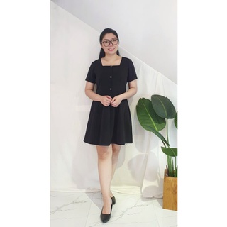 Bigsize công sở - Đầm Cổ Vuông ( 2 Màu )