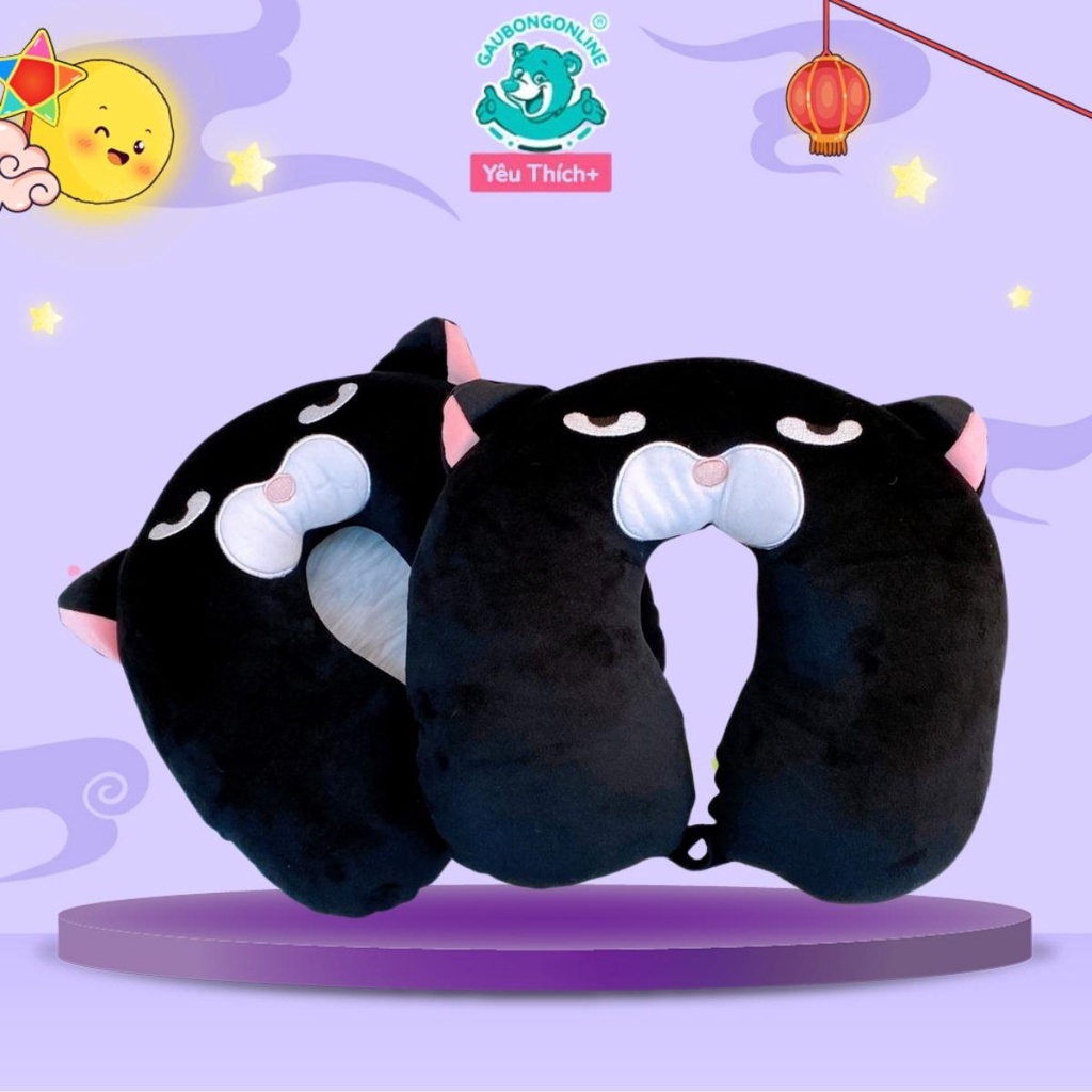 Gối Ngủ Văn Phòng Amuse, Gối Cổ Chữ U Cao Cấp - Gấu Bông Online
