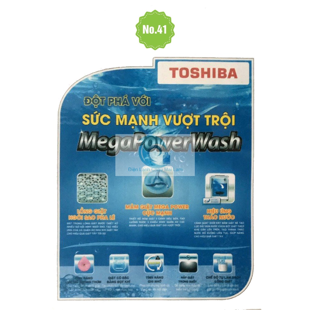 Miếng Dán/Tem Dán Máy Giặt