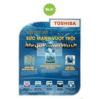Miếng Dán/Tem Dán Máy Giặt