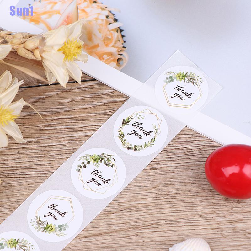 Cuộn 500 Miếng Dán Chữ Thank You Trang Trí