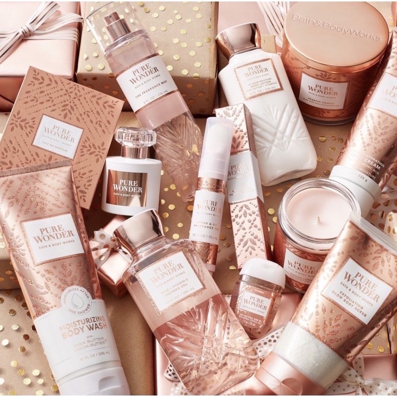 Sản Phẩm Tắm Dưỡng Xịt Thơm Lưu Hương Mịn Da Bath & Body Works - Pure Wonder