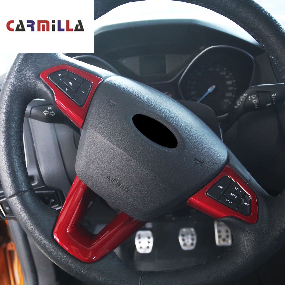 Set 3 nhãn dán trang trí vô lăng xe ô tô Ford ecosport 2018