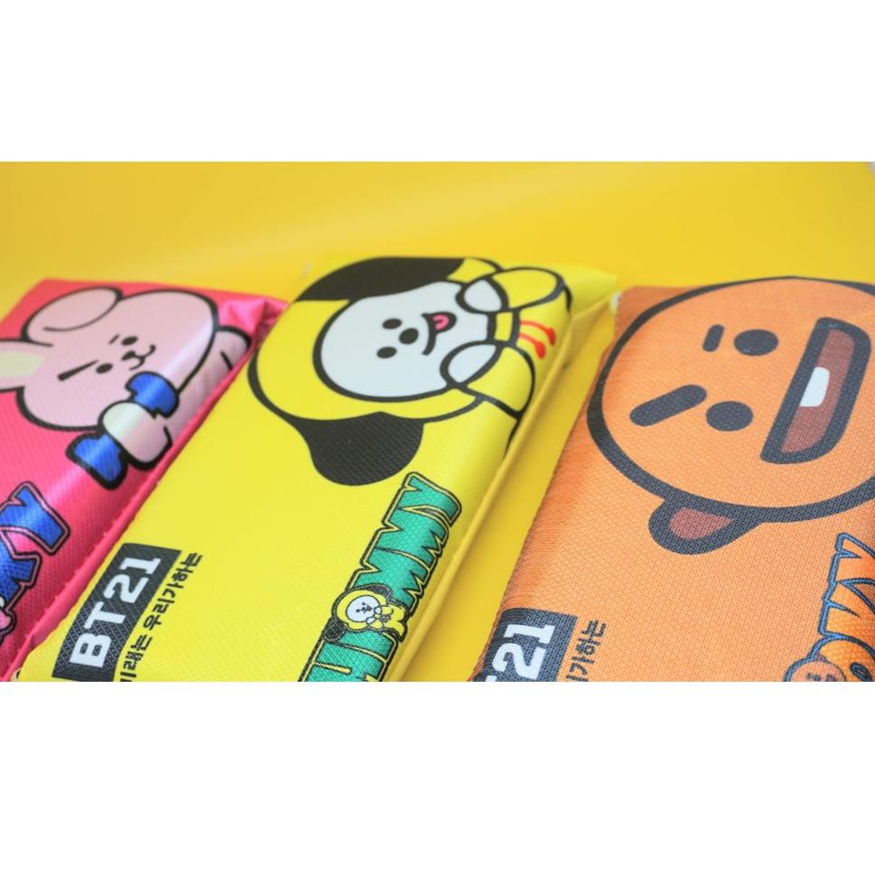 Bóp Viết Vải Bạt In Hình Nhân Vật Bt21 Chimmy Tata Cooky. 6