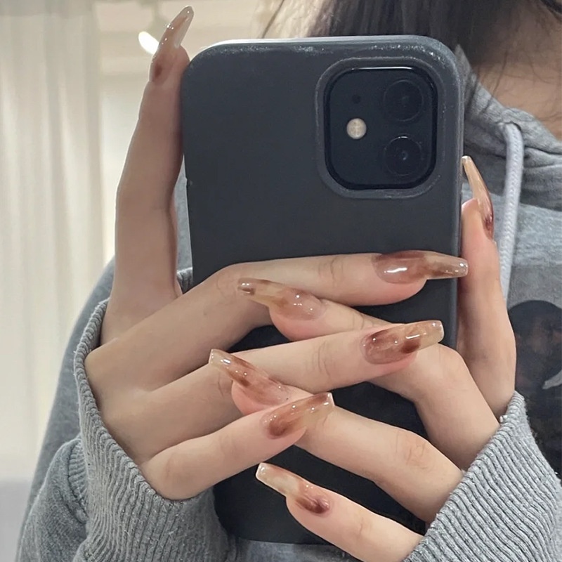 Bộ 24 Móng Tay Giả Kèm Keo Dán 13174