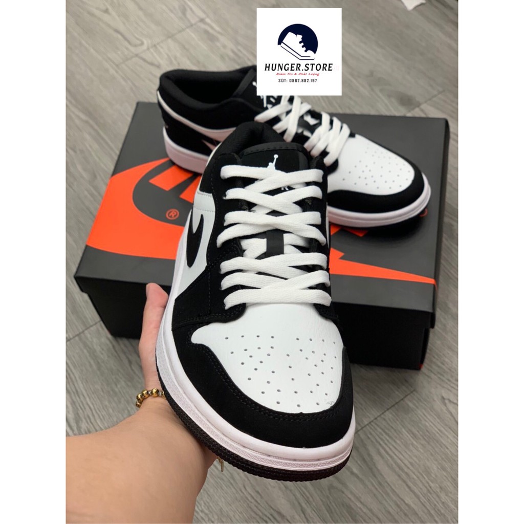 [Mã JDCT1 Giảm 15K Đơn 50K] Giày thể thao Jordan 1(Panda),Đen trắng cổ thấp,đủ size Nam v Nữ Full bill - Hunger.Store HN | BigBuy360 - bigbuy360.vn