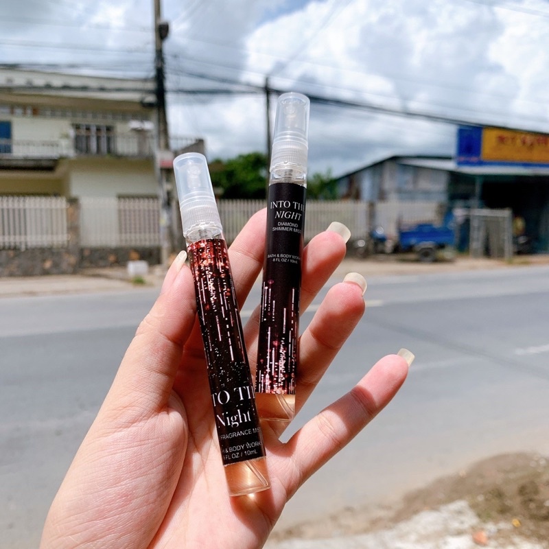 Xịt thơm Body into The Night - mùi best seller luôn ạ - chai chiết tiện lợi mang theo 10ml