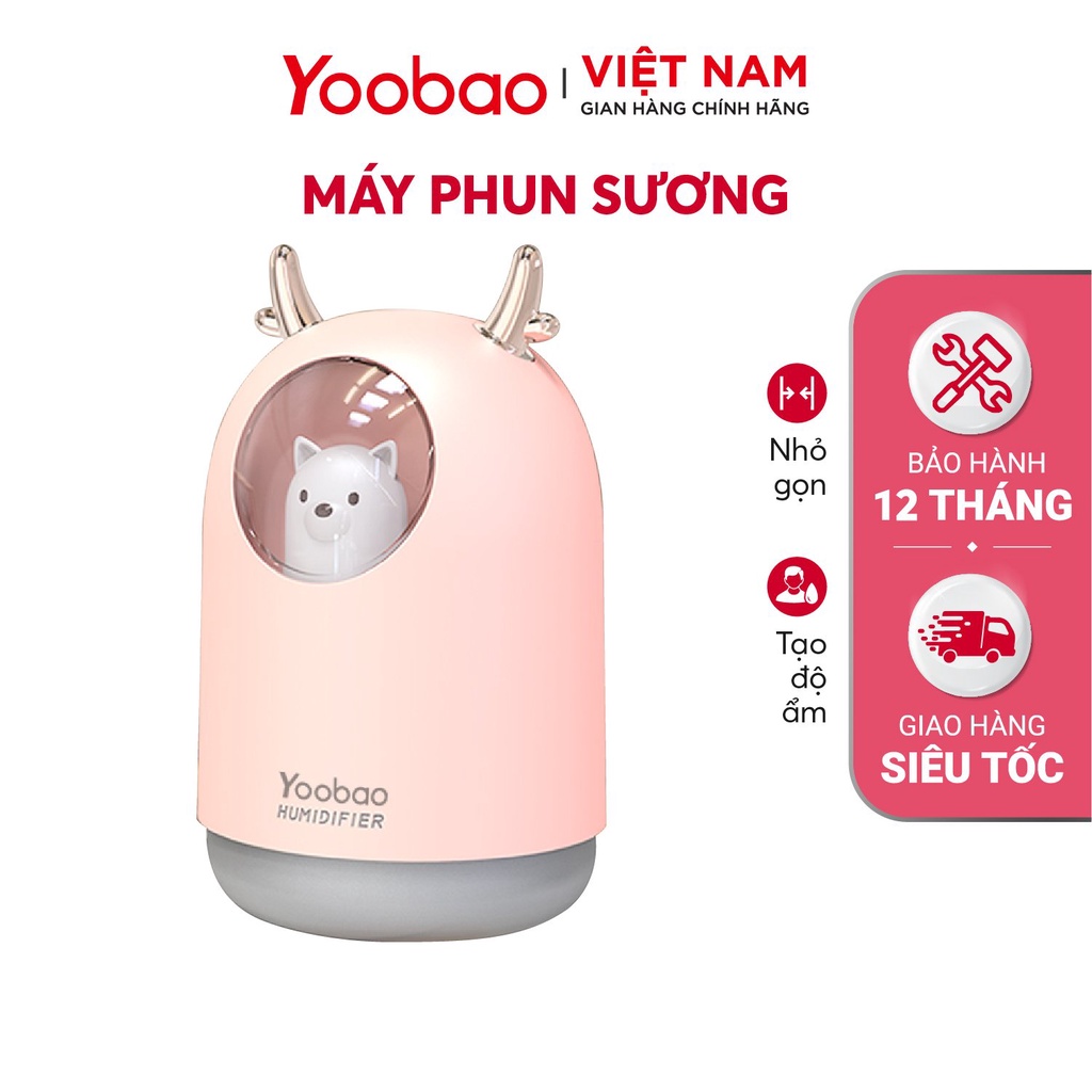 Máy tạo độ ẩm phun sương Yoobao M106 - Hàng Chính Hãng - Bảo Hành 12 Tháng