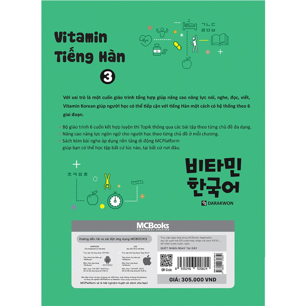 Sách - Vitamin Tiếng Hàn Tập 3 | BigBuy360 - bigbuy360.vn