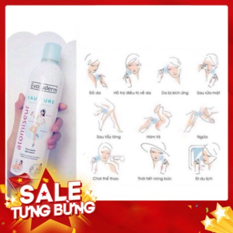 [APP MÃ _MPVC] ✅ Xịt Khoáng Evoluderma 150ml -Cung Cấp Ẩm – Xịt Khoáng Chăm Sóc Da Mặt