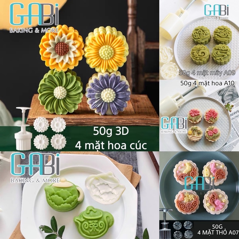 Khuôn trung thu 50g