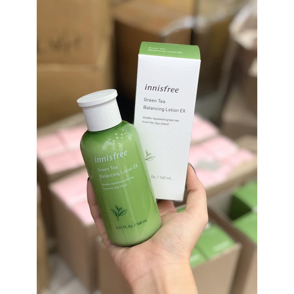 Sữa Dưỡng Da Trà Xanh Innisfree Green Tea Balancing Lotion Ex 160ml