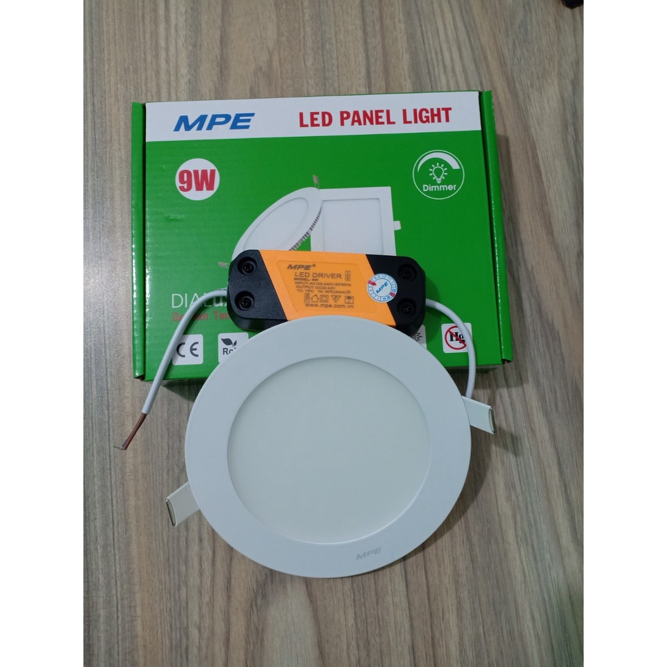 Đèn led âm trần 9w MPE RPL-9T ÁNH SÁNG TRẮNG -KHOÉT LỔ 130mm