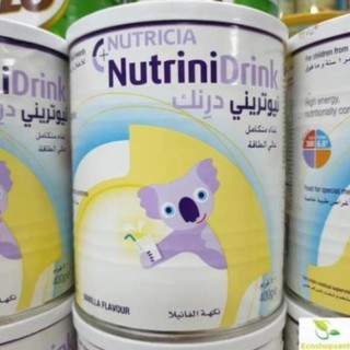 Combo 12 lon Sữa bột NutriniDrink vị vani/trung tính 400g