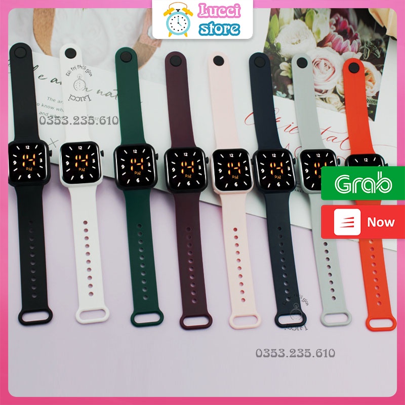 Đồng hồ nam nữ chính hãng, mặt cảm ứng, đồng hồ điện tử dây nhựa thời trang | BigBuy360 - bigbuy360.vn