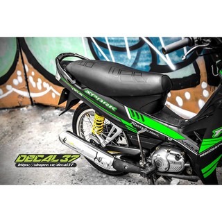Tem Trùm Sirius Yamaha Xanh Đen