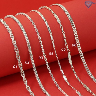 Dây chuyền bạc cho bé trai, bé gái đẹp DCT0000 Trang Sức TNJ