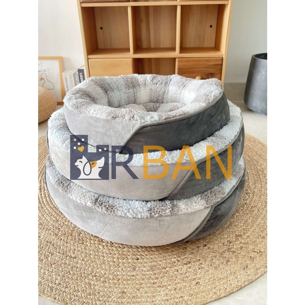 𝗨𝗿𝗯𝗮𝗻_Đệm/ổ nệm bông tròn cho thú cưng