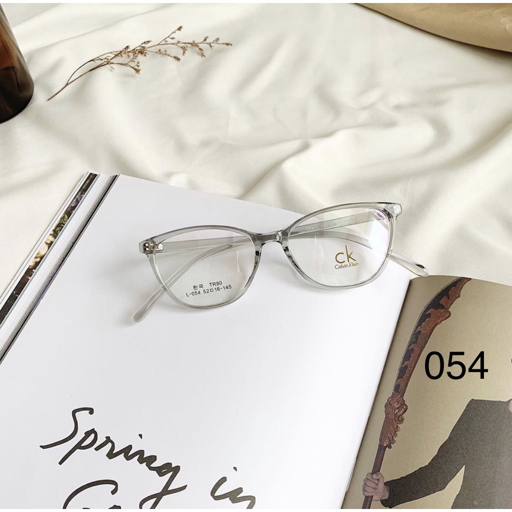 Gọng kính cận mắt mèo cat-eyes, nhựa cao cấp 054 - Kính mắt Candy