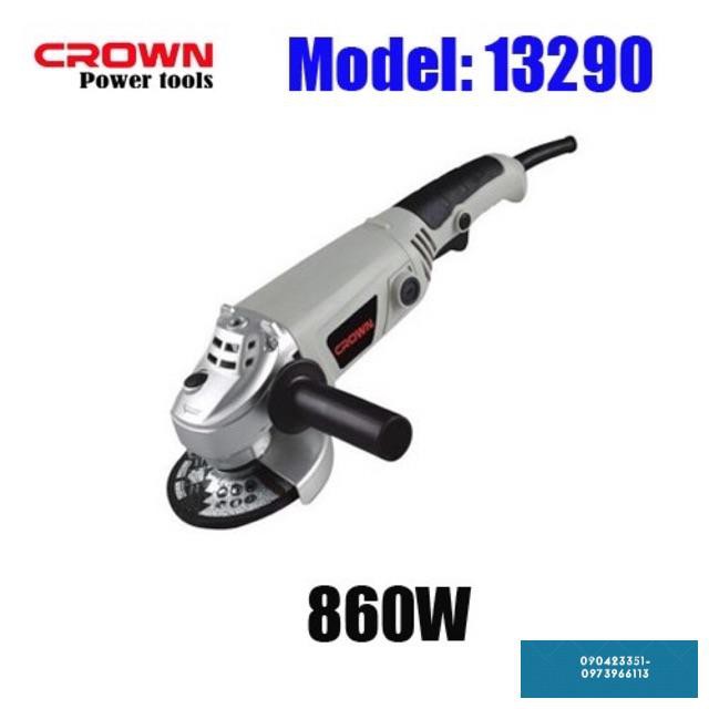 CT13290 Máy mài 125mm 860w tay dài Crown