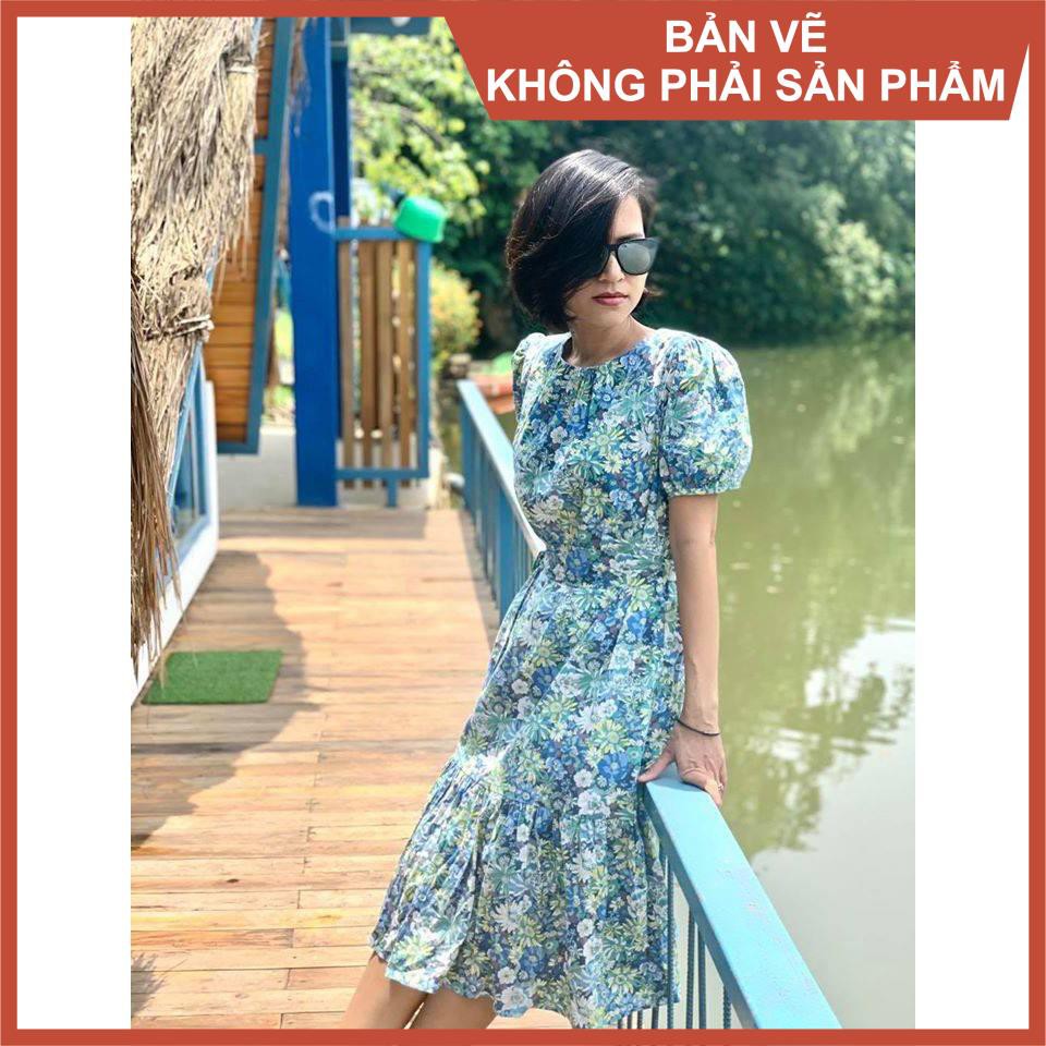 Rập giấy A0 mã 988- rập đầm đuôi cá tay phồng