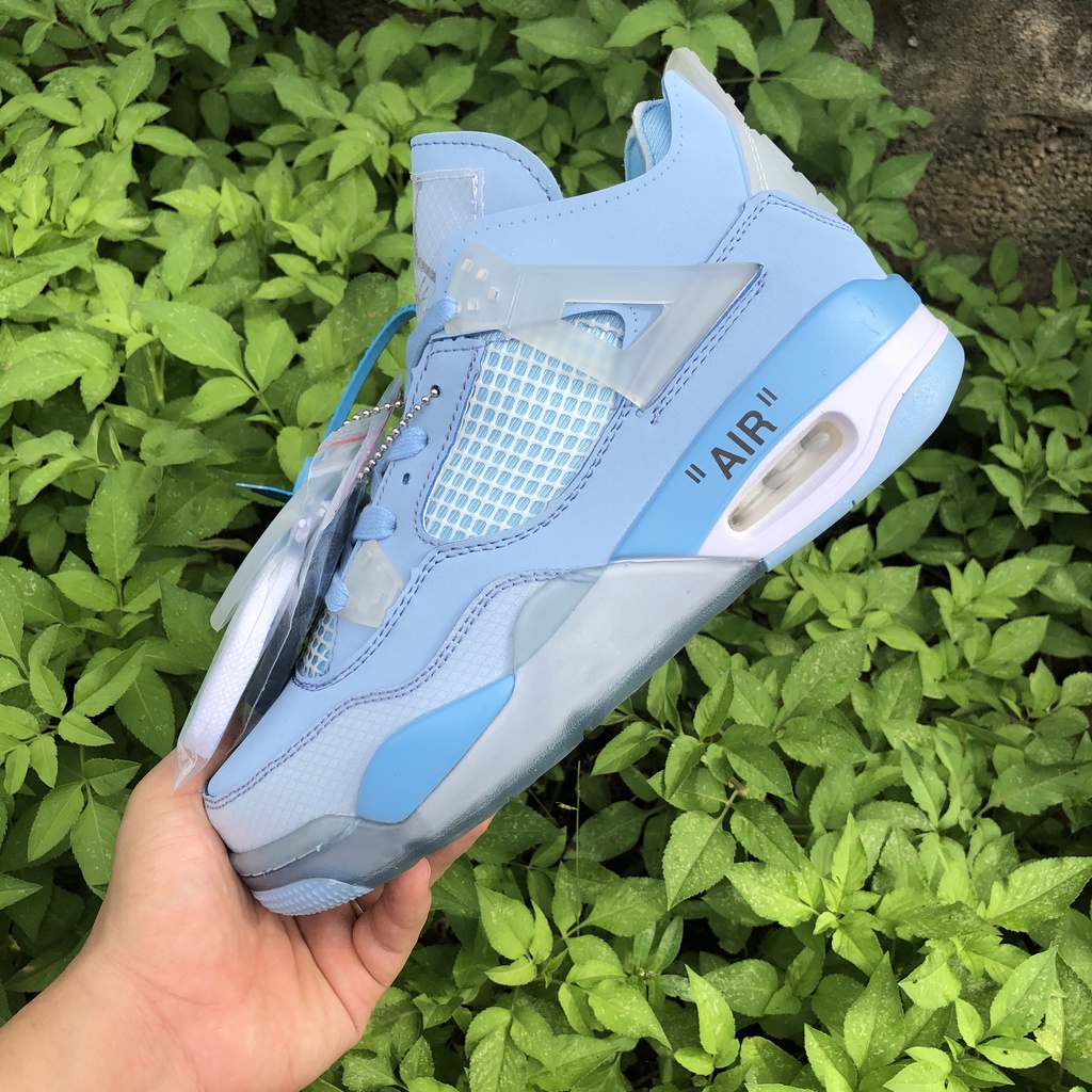 Giày Thể Thao Air Jordan 4 Sail Off White màu kem tặng 3 dây kèm Full Box Bill phụ kiện [Giày bản chuẩn] | BigBuy360 - bigbuy360.vn