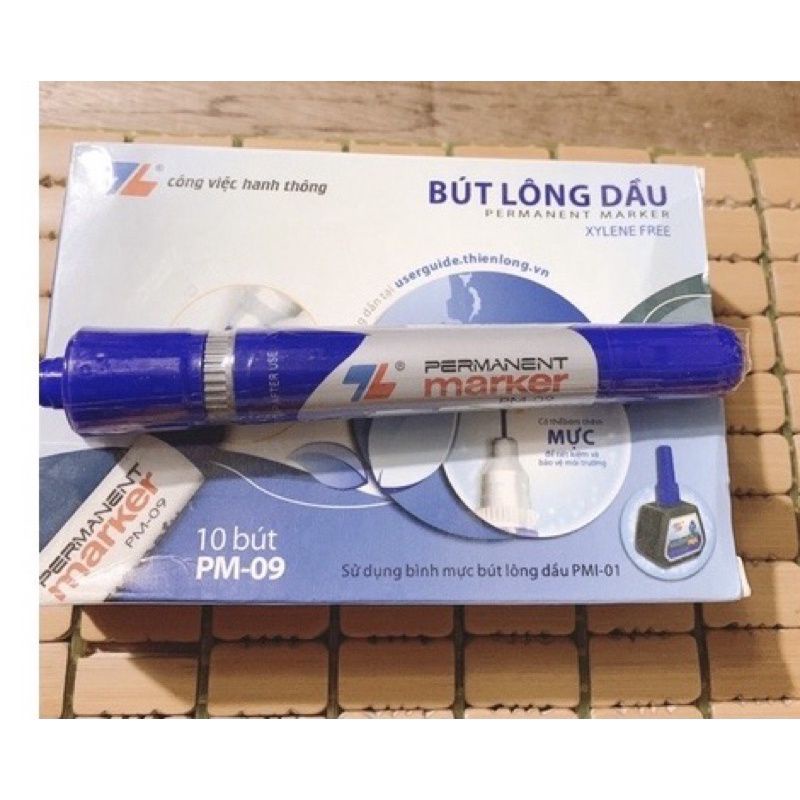 Sỉ 1HỘP=10 CHIẾC BÚT LÔNG DẦU BÚT DẠ DẦU THIÊN LONG HÀNG CHÍNH HÃNG