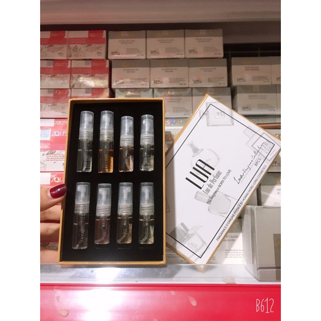 Bộ test nước hoa Lua 8 mùi
