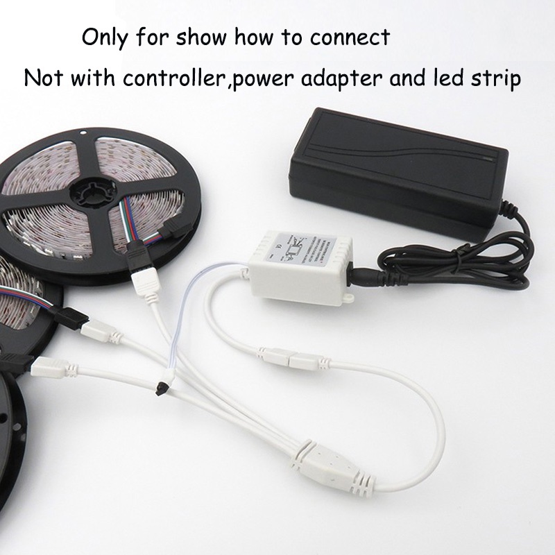 Dây Cáp Nối 4 Pin 1 Sang 2 / 1 Đến 3 / 1 Sang 4 Cho Dải Đèn LED RGB