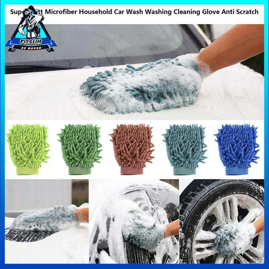 Găng tay vệ sinh sợi nhỏ chống trầy xước mềm mại chuyên dùng rửa xe