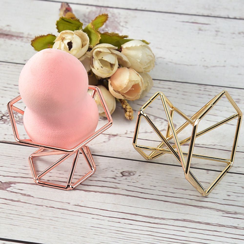 (Hàng Mới Về) Giá Đỡ Mút Trang Điểm Hình Quả Trứng Bằng Kim Loại Sáng Tạo Cho Nữ | BigBuy360 - bigbuy360.vn