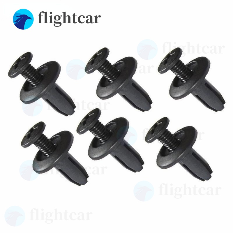 FENDER Set 100 Đinh Tán Nhựa 6mm Chuyên Dụng Cho Xe Hơi