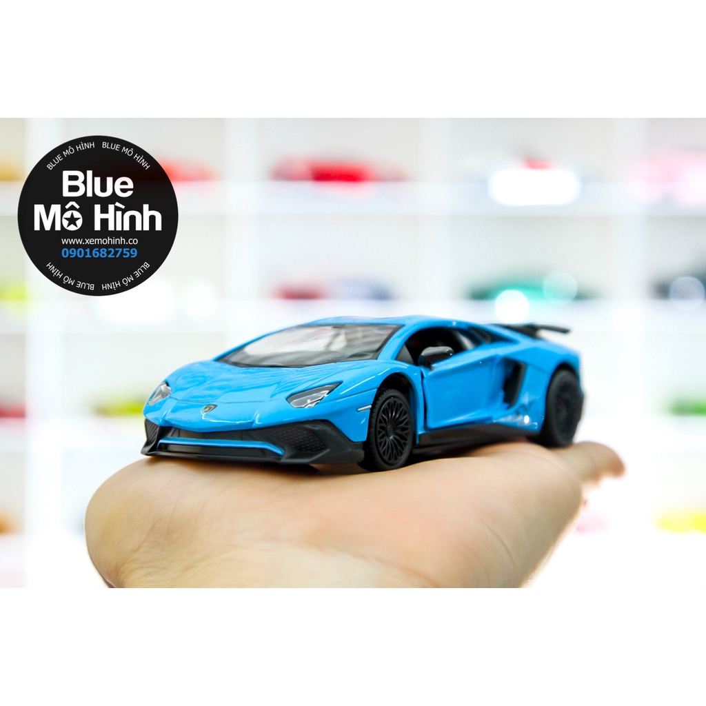Blue mô hình | Mô hình xe Aventador SV Lambo 1:36