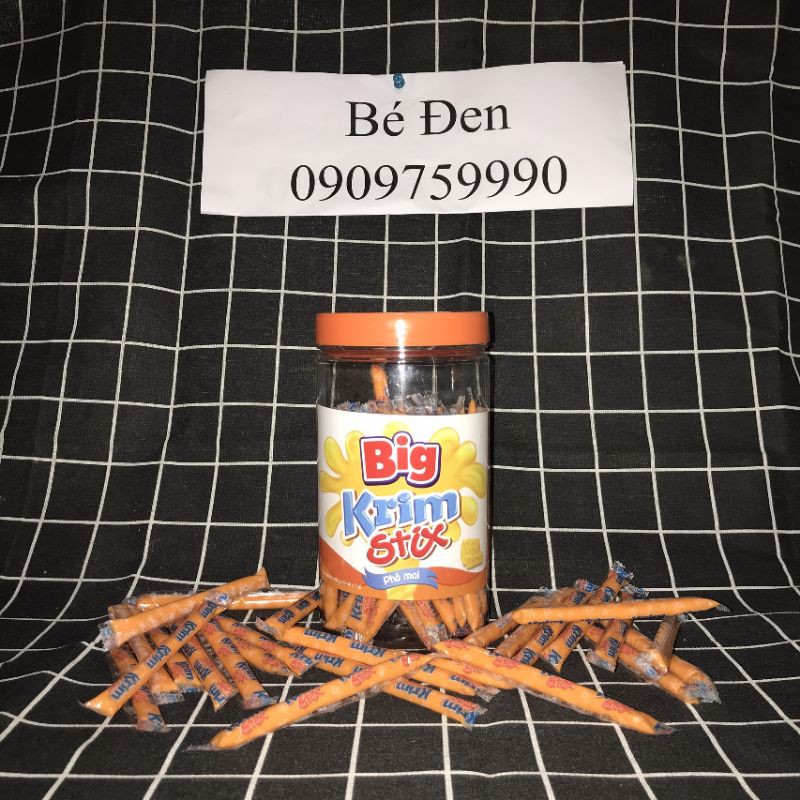Phô mai, Socola, Combo Socola & Cam Krim Stix que lớn, 1 hộp 60 que HSD 06/2024