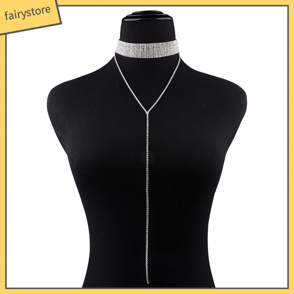 Dây Chuyền Nữ Nhiều Lớp Đính Đá Thời Trang