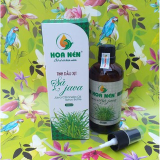 TINH DẦU SẢ JAVA ĐUỔI MUỖI CỰC NHẠY, XUA CÔN TRÙNG THẬT NHANH, KHỬ MÙI HÔI PHÒNG 100ML HOA NÉN - GÁI MƯỜNG