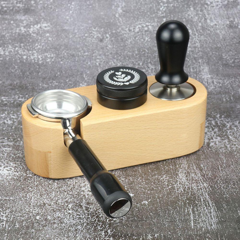 Tấm Lọc Cà Phê Espresso Bằng Gỗ Chống Trượt Cho Nhà Bếp