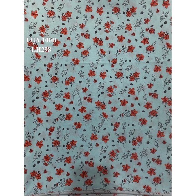 VẢI LỤA 100D HOA NHÍ - DÒNG VẢI THÔNG DỤNG - 1 MÉT X 1M5
